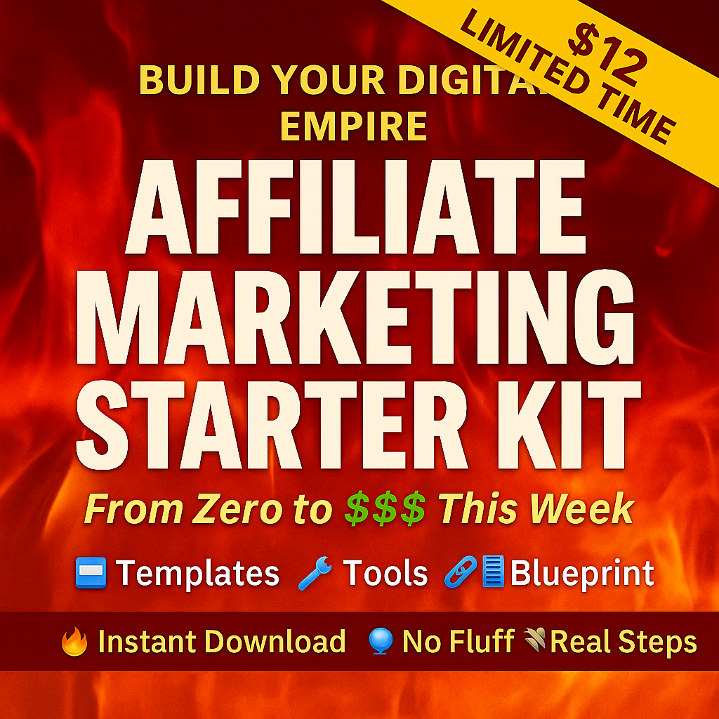 Affiliate Marketing Starter Kit Cover